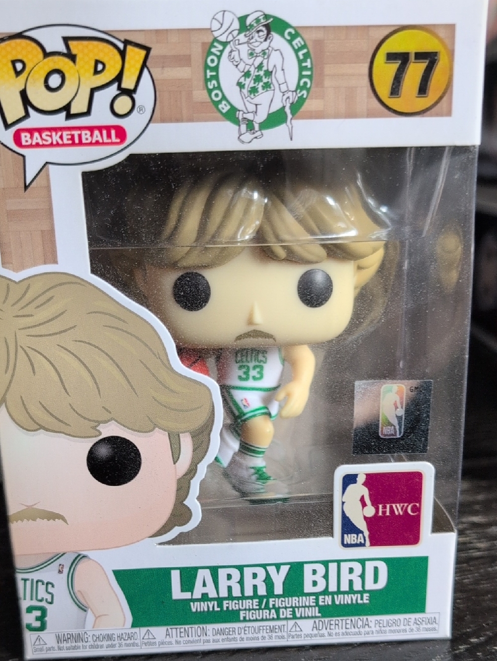 Funko Pop! Larry Bird Vinyl Figure - White, Green